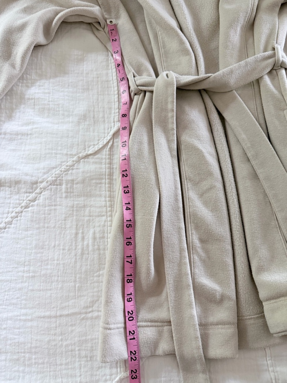 Z Supply Cream Hooded Fleece Wrap - Picture 5 of 6